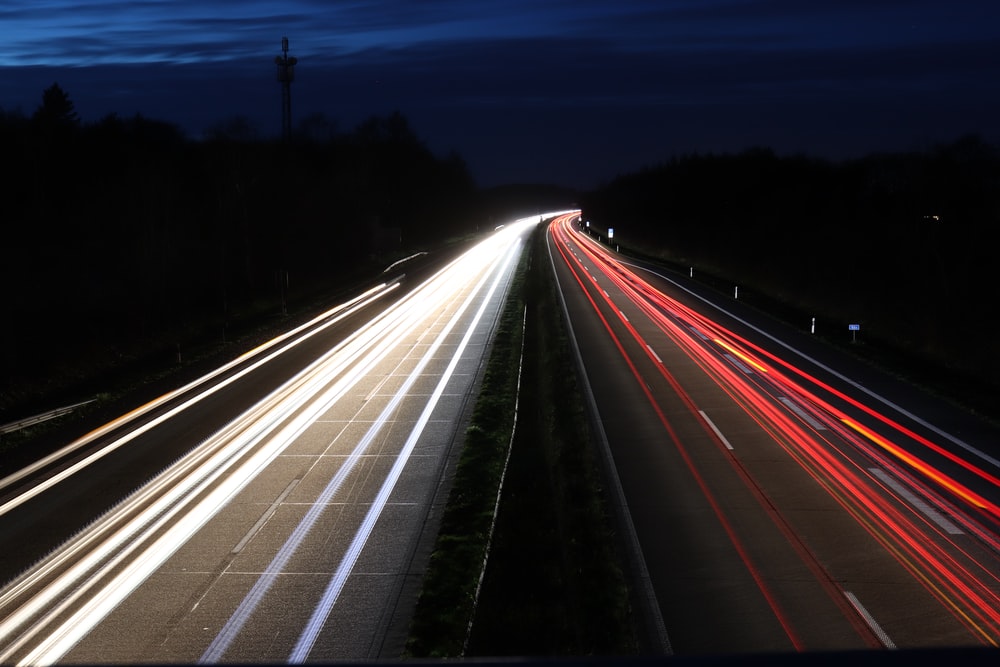 Anhänger Beleuchtung bei Nacht